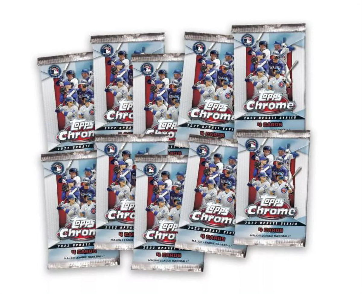 2022 Topps MLB Chrome Update Baseball Trading Card Mega Box O3729