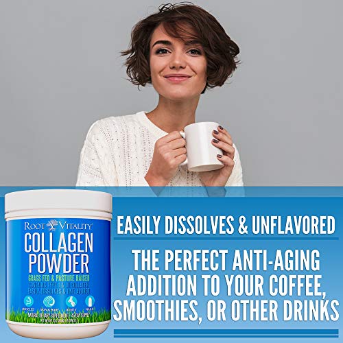 Collagen Peptides Powder, Grass-Fed, Hydrolyzed Protein Supplement (45 Servings) A585056