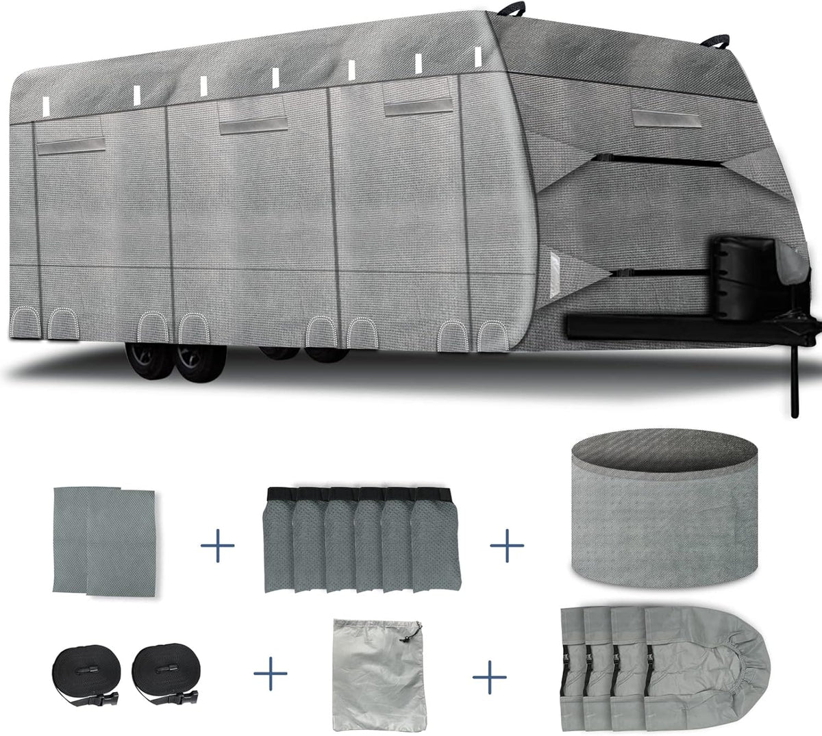 6 Layers Windproof UV Resistant RV Cover 30'1''-33' D54316
