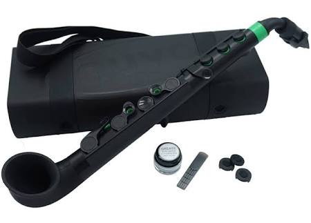 Black Student Saxophone with Blue Trim I168477