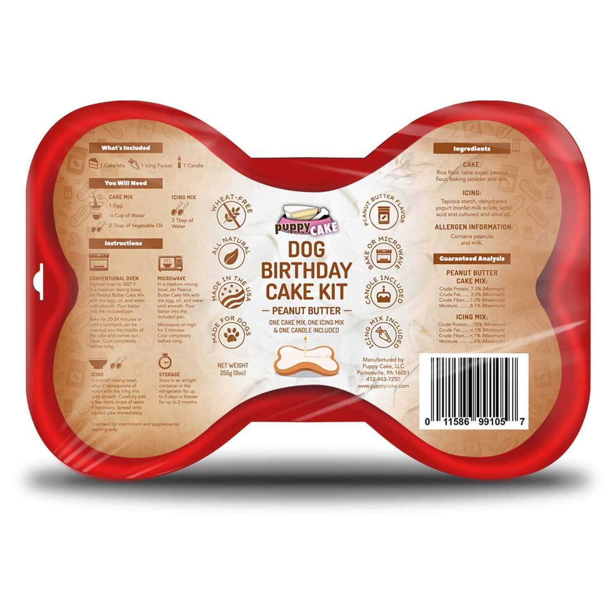 Dog Birthday Cake Kit X6107
