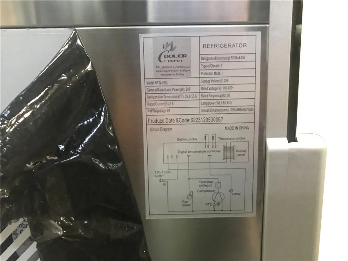 48" Display Refrigerator on Wheels V797572