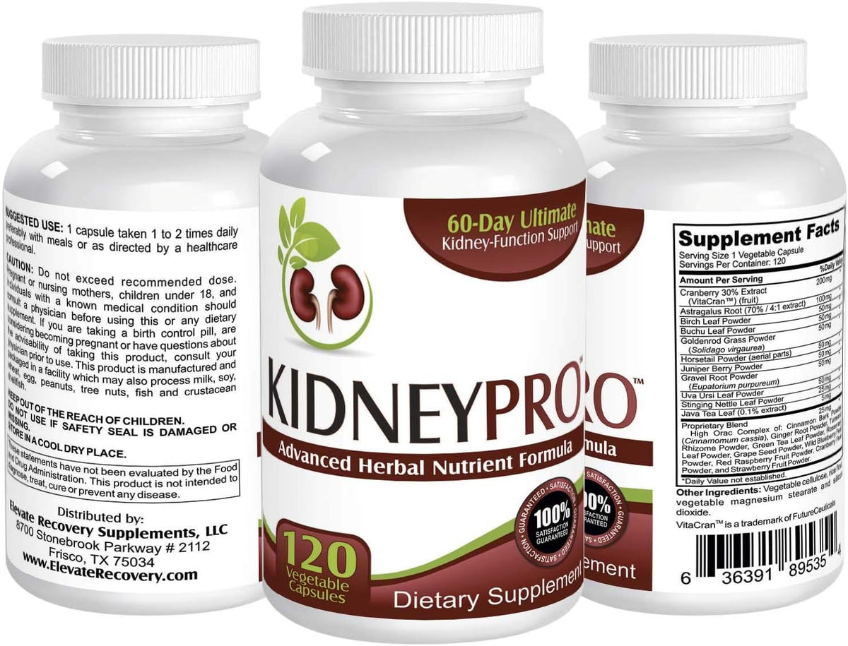21 Kidney Health Supplements, 120 capsules T285