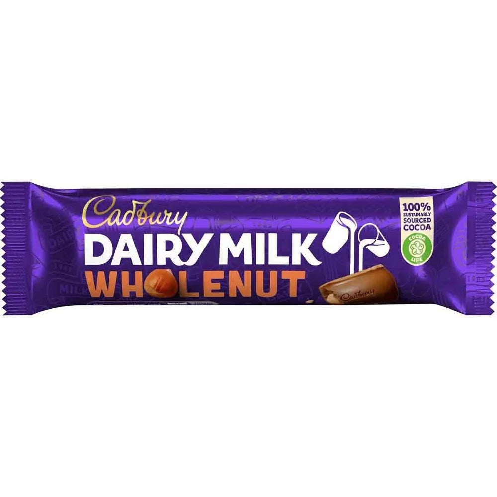 Dairy Milk Whole Nut Bar 45g Pack of 48 J1201