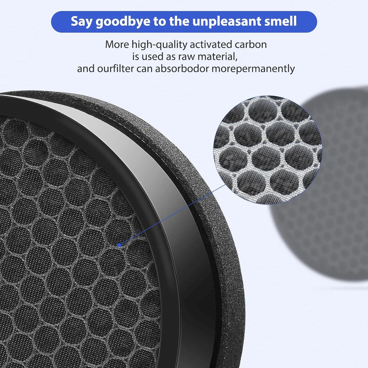 3 Pack True HEPA Air Purifier Replacement Filters S443