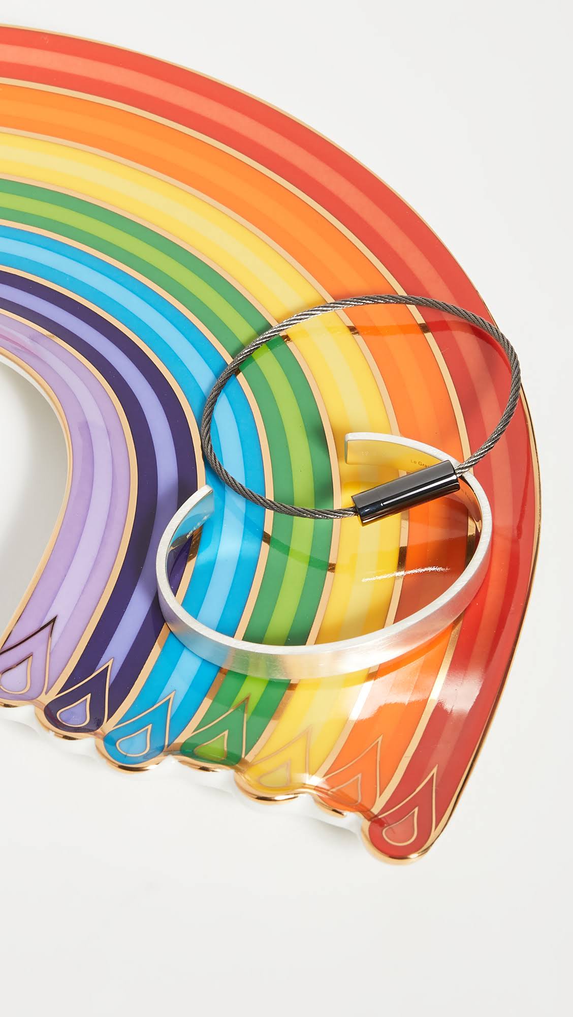 Dripping Rainbow Trinket Tray B76264