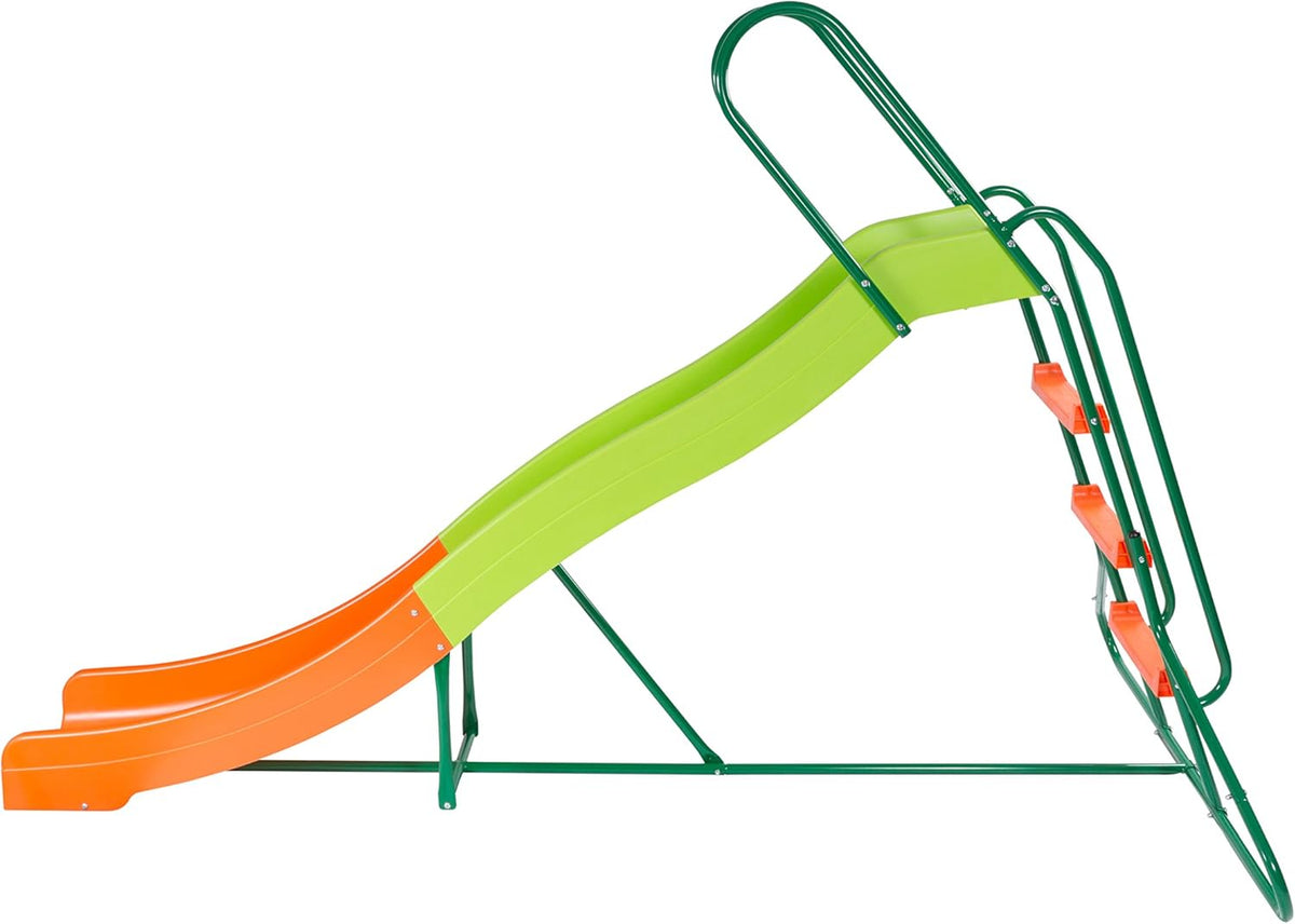 8 FT Freestanding Wavy Water Slide T3257