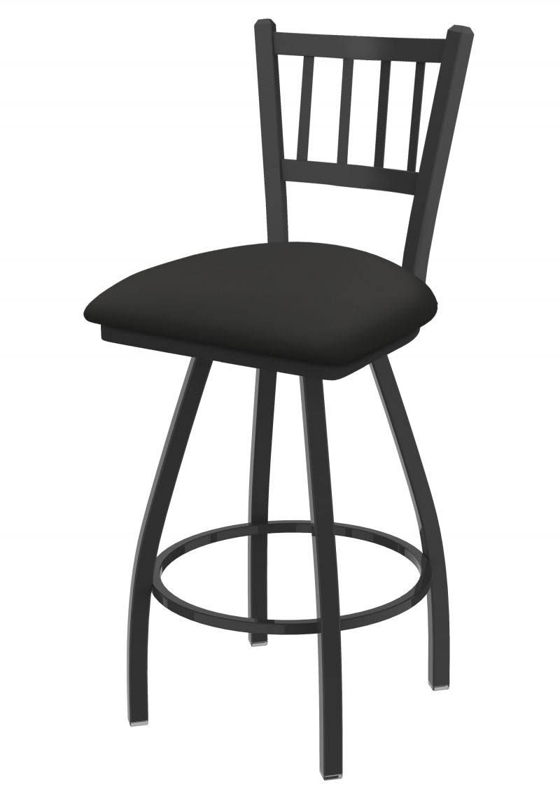 36x22 Swivel Extra Tall Bar Stool with Pewter Finish and Iron Seat H9004