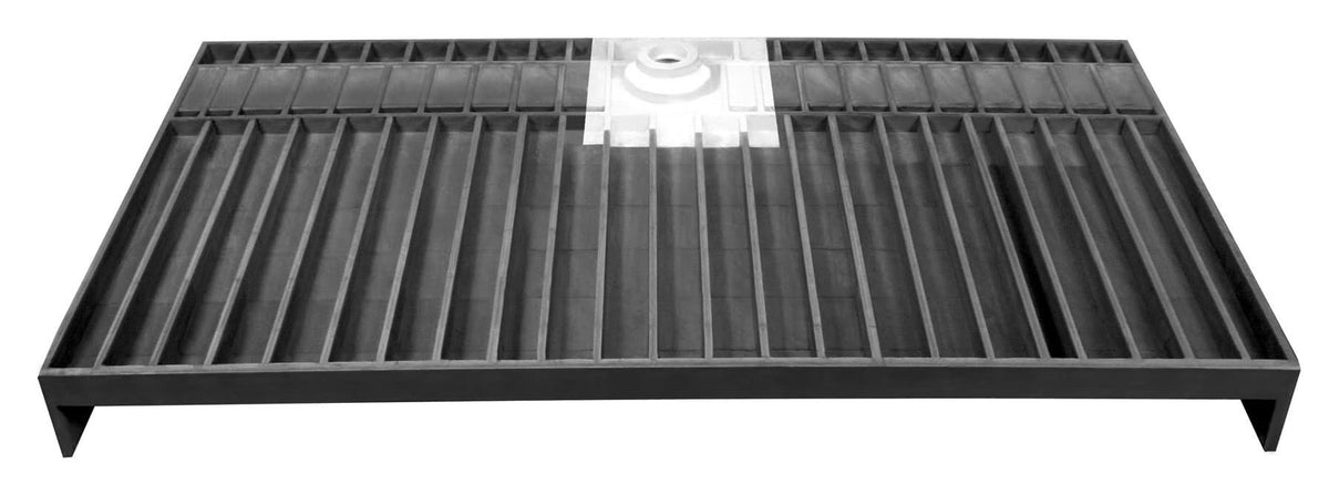 Bronze Shower Base with Grate F802