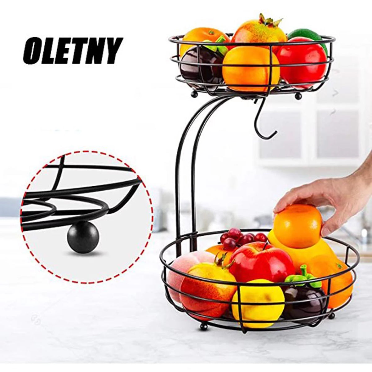 2-Tier Fruit and Vegetable Stand H5064