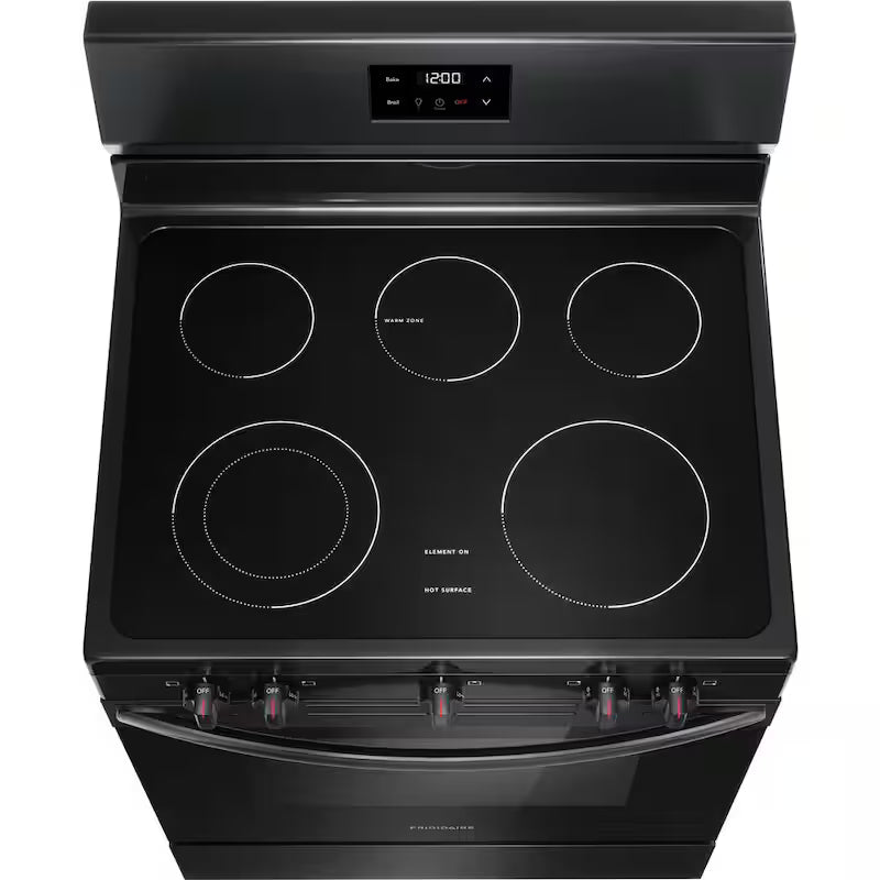 30 in. 5 Element Freestanding Electric Range in Black F1259