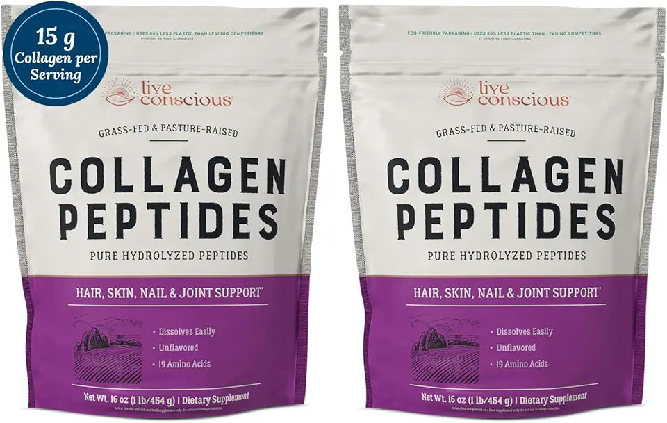 Collagen Peptides Powder 16oz 2-Pack Q90345