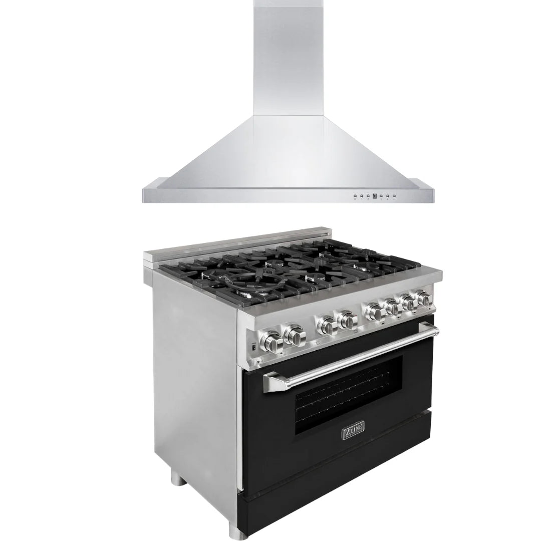 36 Range Black Matte Range Hood X39213
