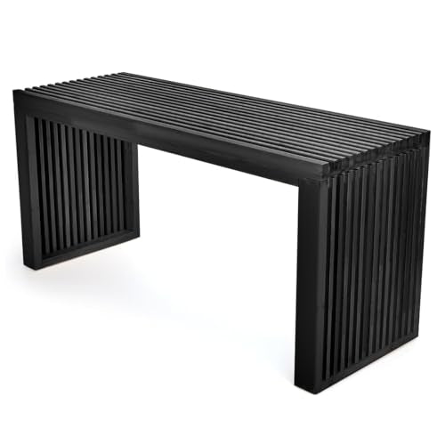 Bamboo Dining Bench, 35 inch Solid Bamboo Bench G683