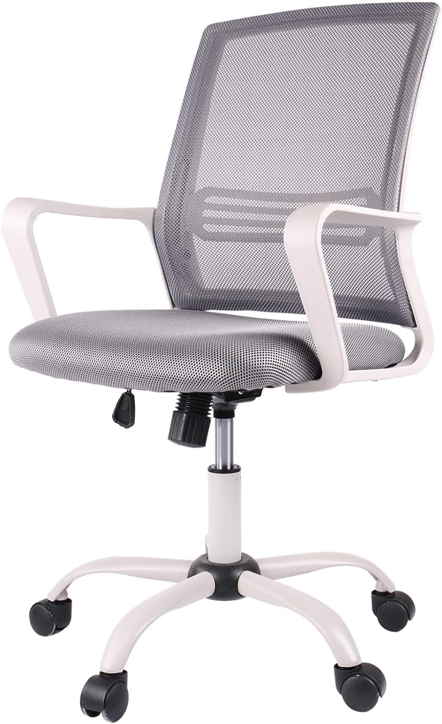 Armless Office Chair, Breathable Mesh, Low Back Support U269
