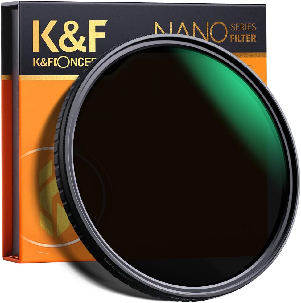 62mm Variable ND Filter ND32-ND512 5-9 Stops Neutral Density Lens Filter L65507