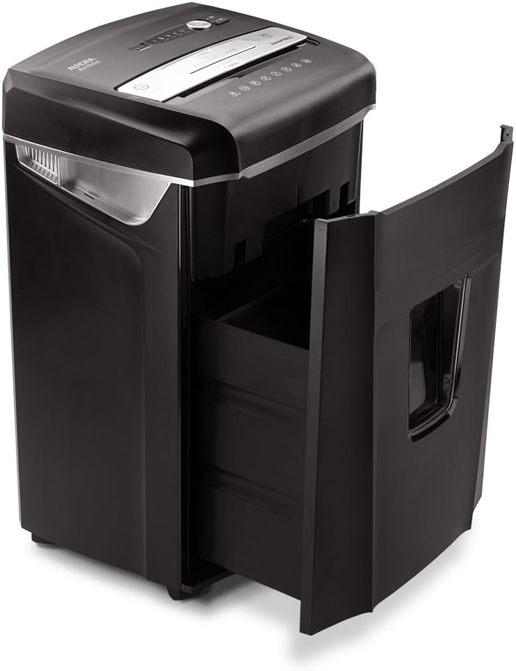 10-Sheet Micro-Cut Paper Shredder with Pull-Out Wastebasket Z466