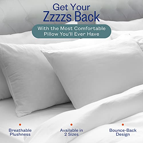 2 Pack King Cooling Gel Fiber Filled Pillow L810621