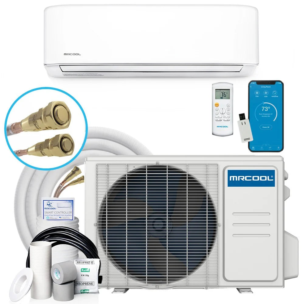 9K BTU Ductless Mini Split Heat Pump Complete System P82497