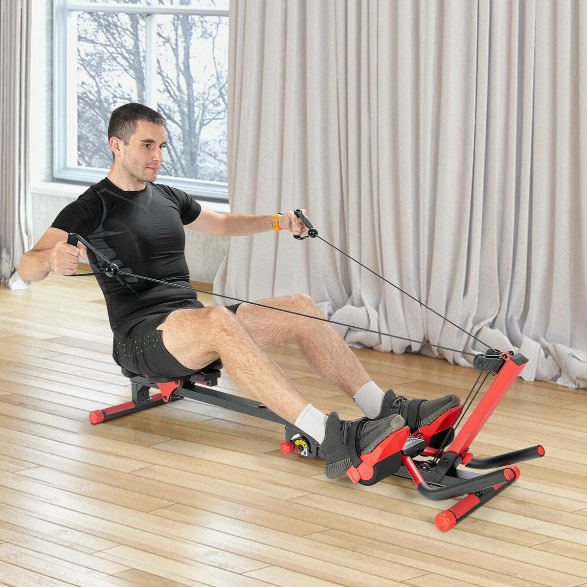 4 in 1 Folding Rowing Machine D67069