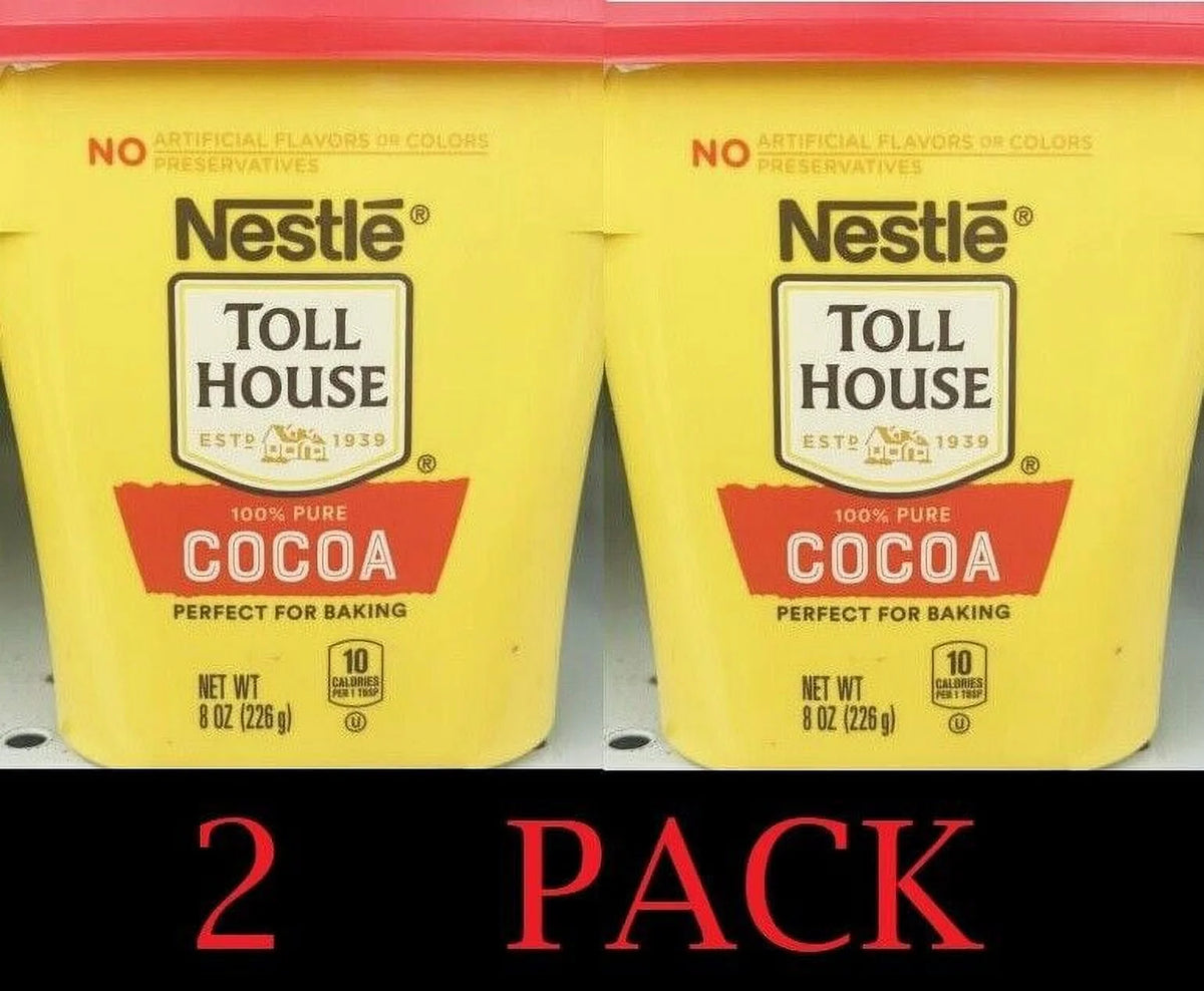 100% Pure Cocoa Powder 8 oz Tub 2 Pack H9819