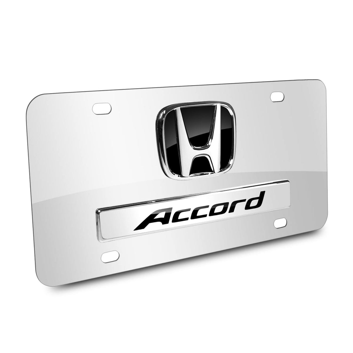 Chrome Steel License Plate B21830