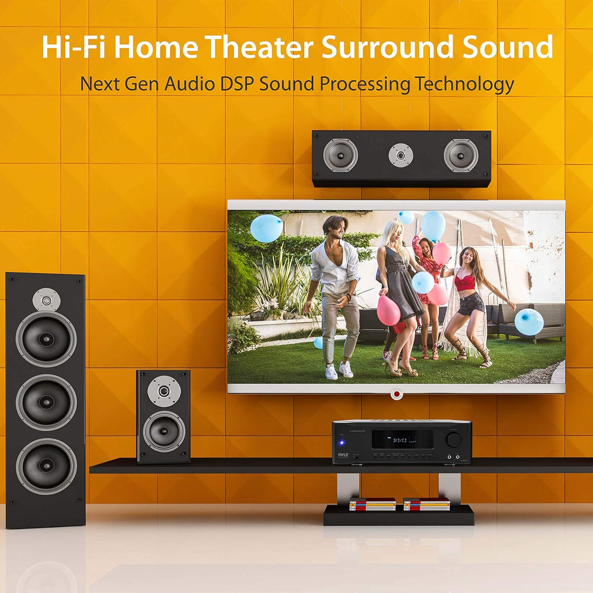 5.2-Channel Bluetooth Stereo Amplifier P358