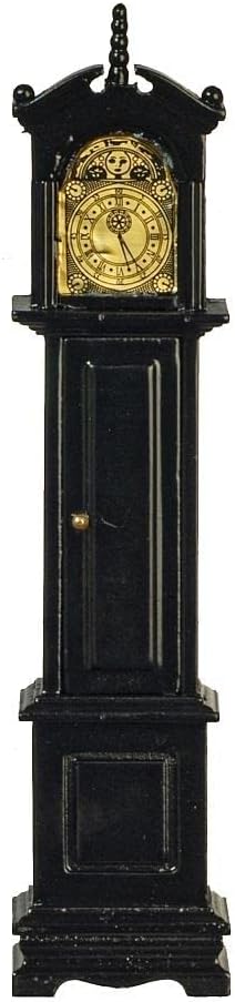 Black Victorian Grandfather Clock U9599