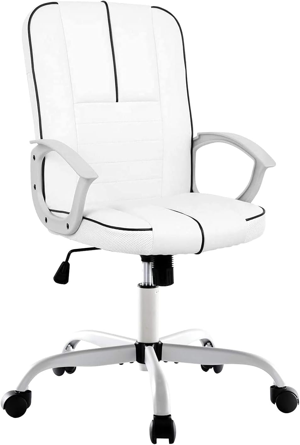 Armless Office Chair, Breathable Mesh, Low Back Support U269