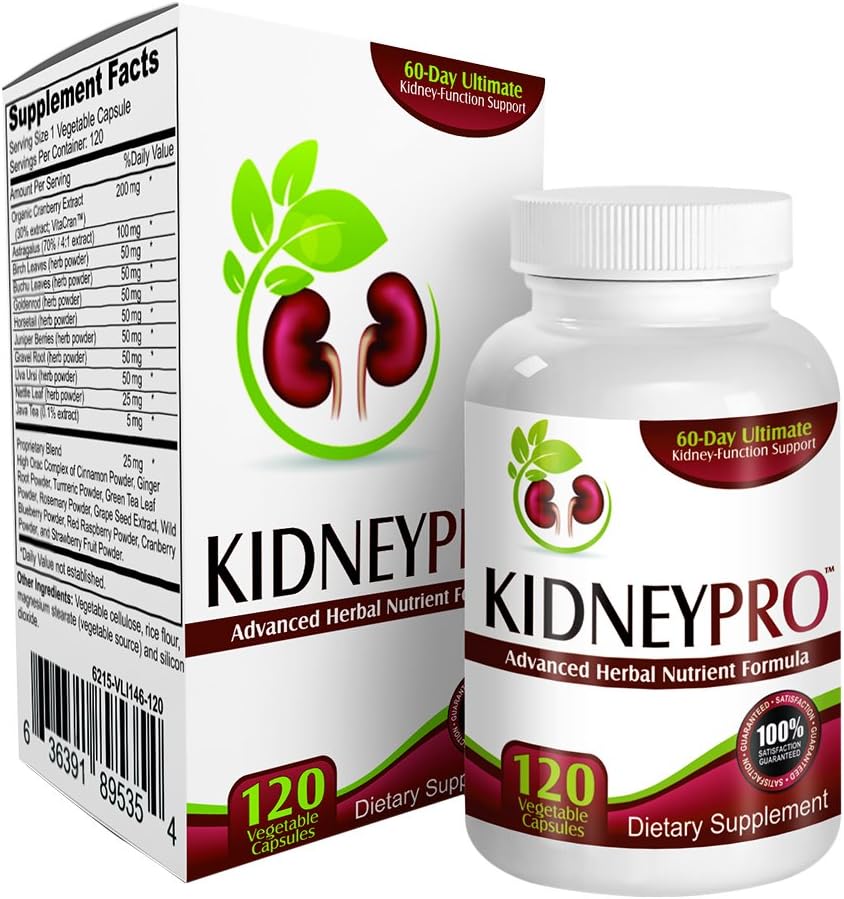 21 Kidney Health Supplements, 120 capsules T285
