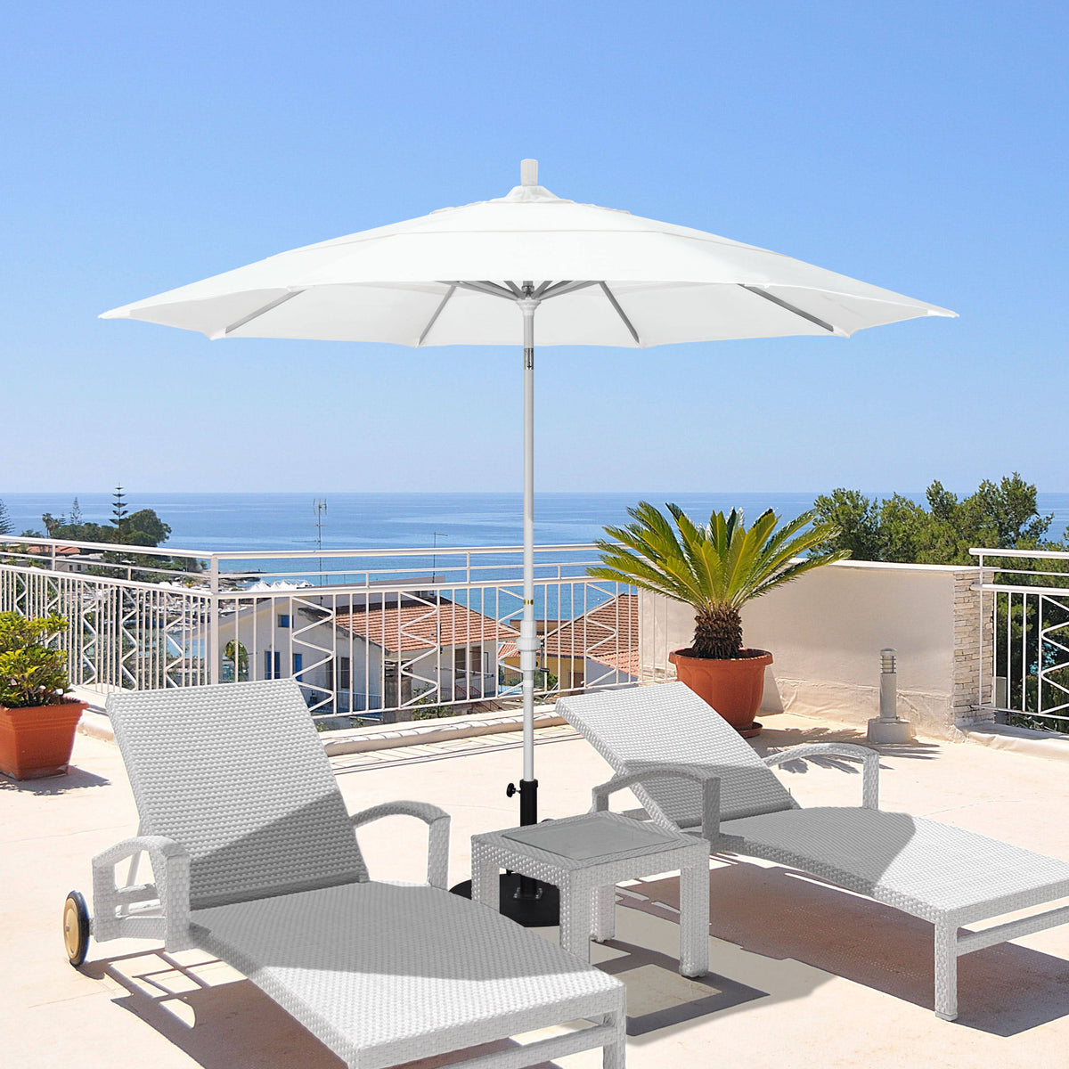 11 ft. Aluminum Market Umbrella N5793