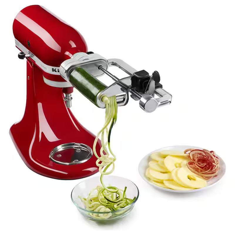 7-Blade Spiralizer with Peel Core And Slice Attachment V84925
