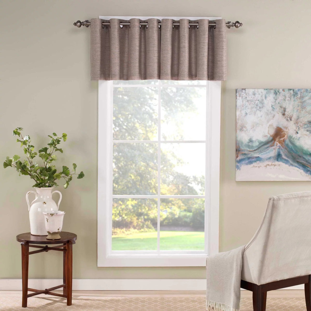 Blackout Grommet Top Window Valance X945194