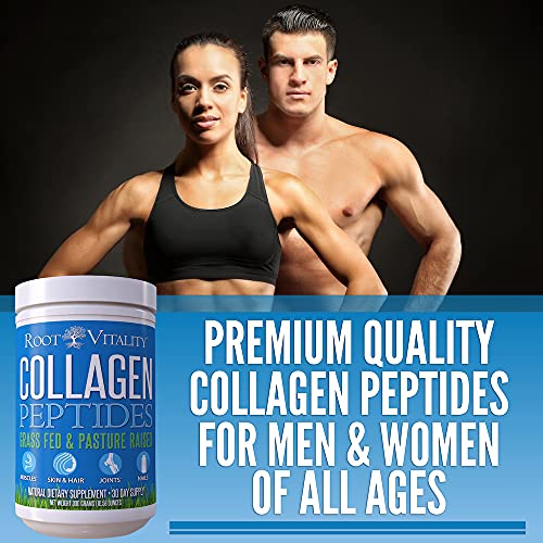 Collagen Peptides Powder, Grass-Fed, Hydrolyzed Protein Supplement (45 Servings) A585056