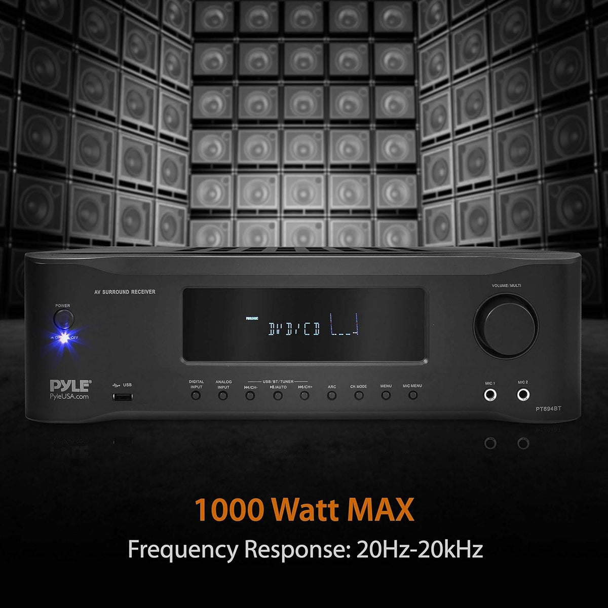 5.2-Channel Bluetooth Stereo Amplifier P358