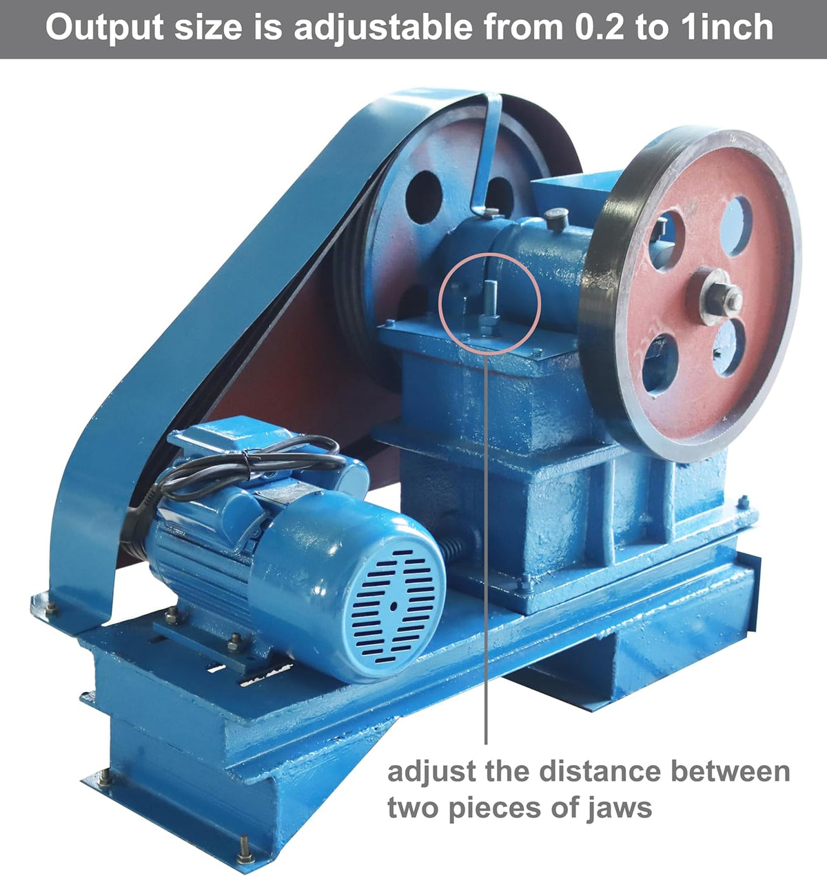 220V 2.2KW Jaw Grinding Machine Crusher O573523