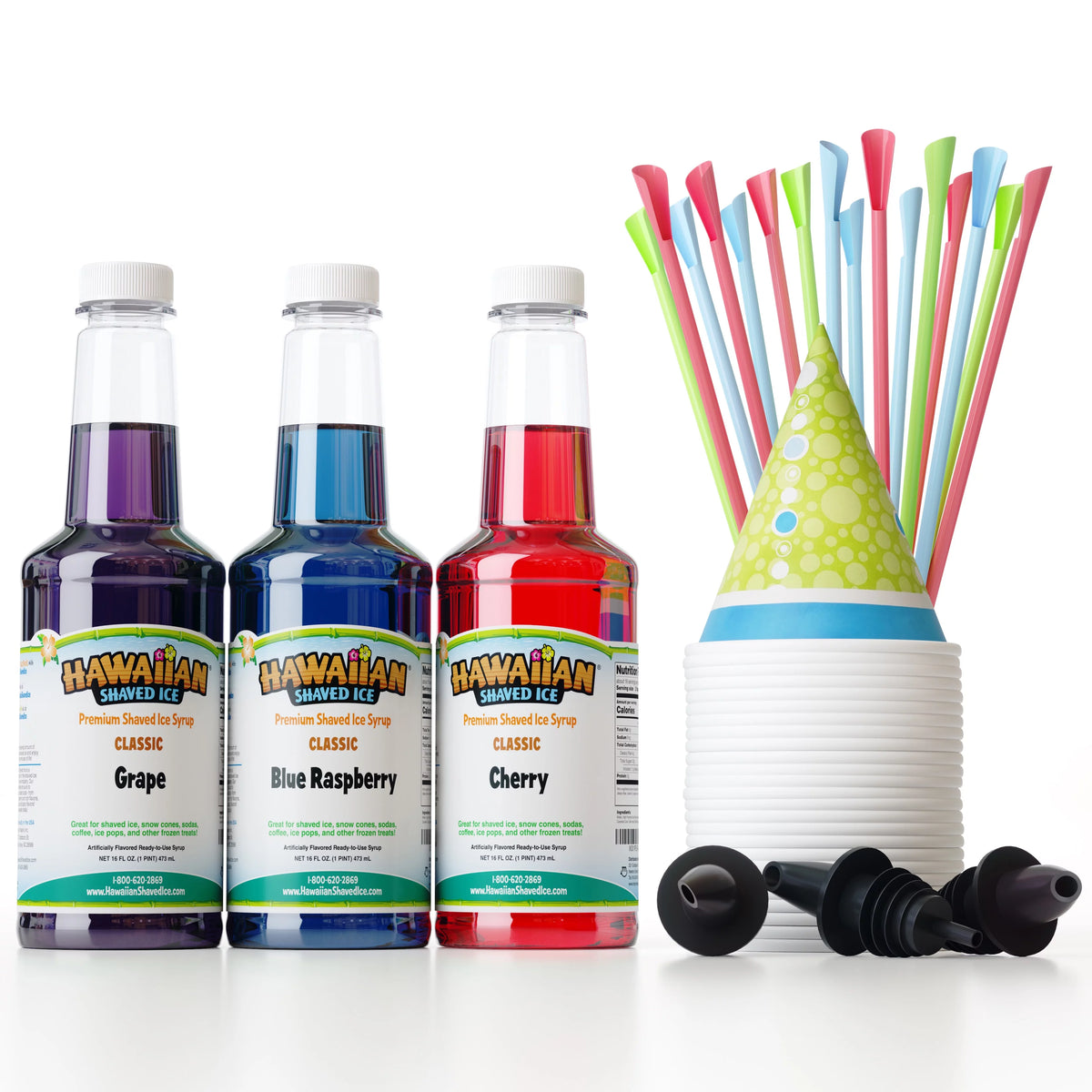 3 Flavor Fun Syrup and Accessories Pack O926365