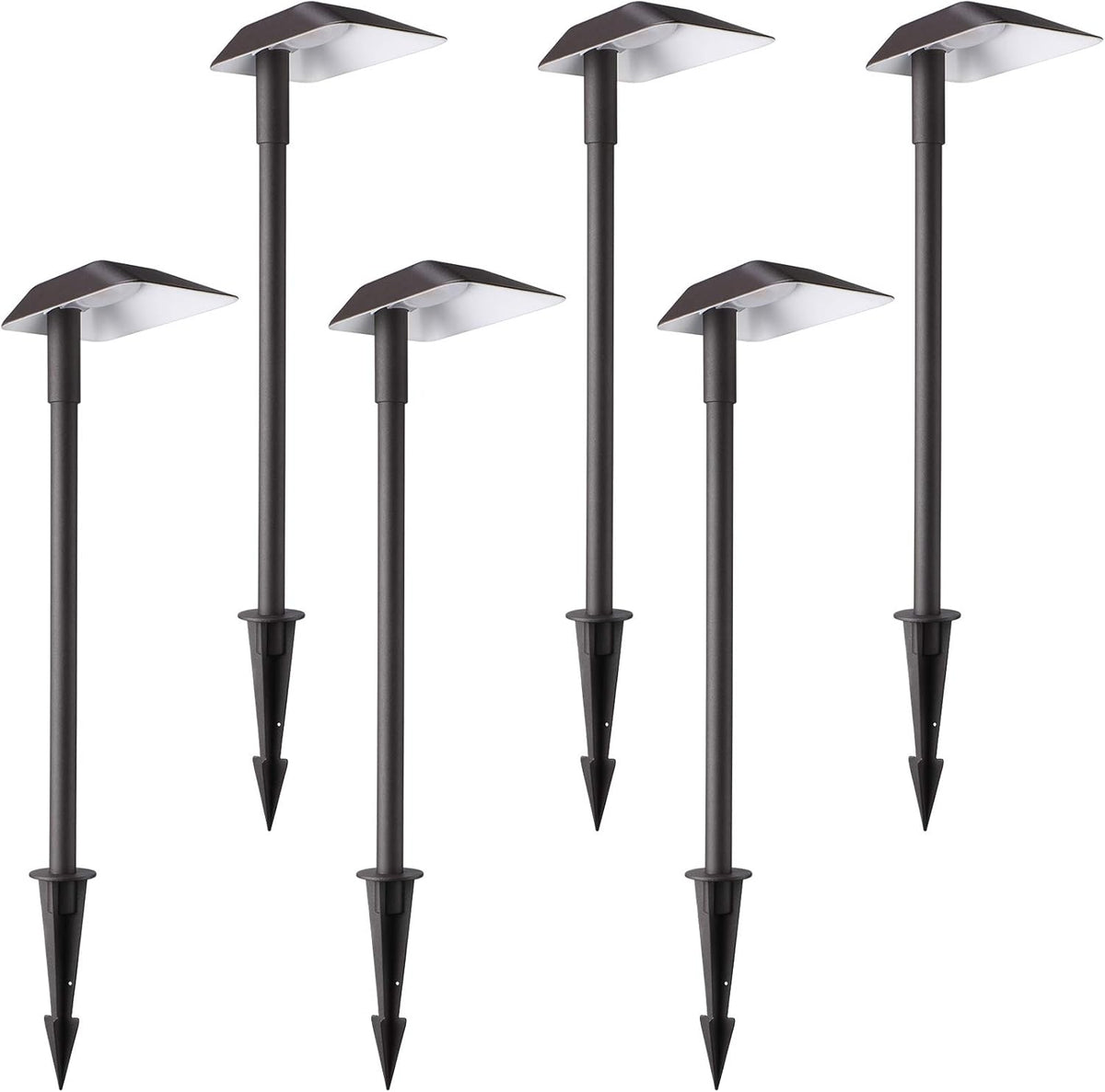 5W LED Landscape Lighting, 12V Low Voltage IP67 Waterproof 5000K, Pack of 6 H6668