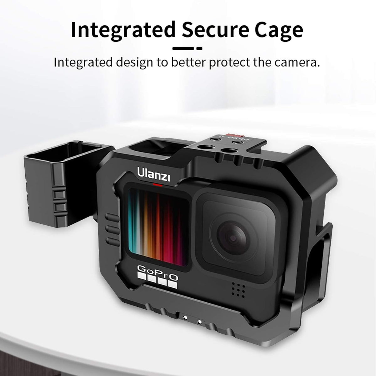 Aluminum Video Case with Cold Shoe Mount for Gopro 9/10 X8570