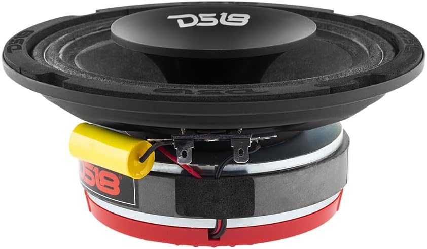6.5 Shallow Hybrid Mid-Range Car Audio Loudspeaker with Built-in Driver and Grill 300W Max 8 Ohms 1 Speaker J775010