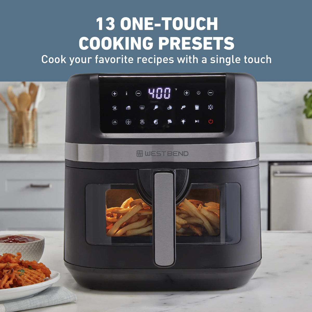 7QT Black Air Fryer Y2690