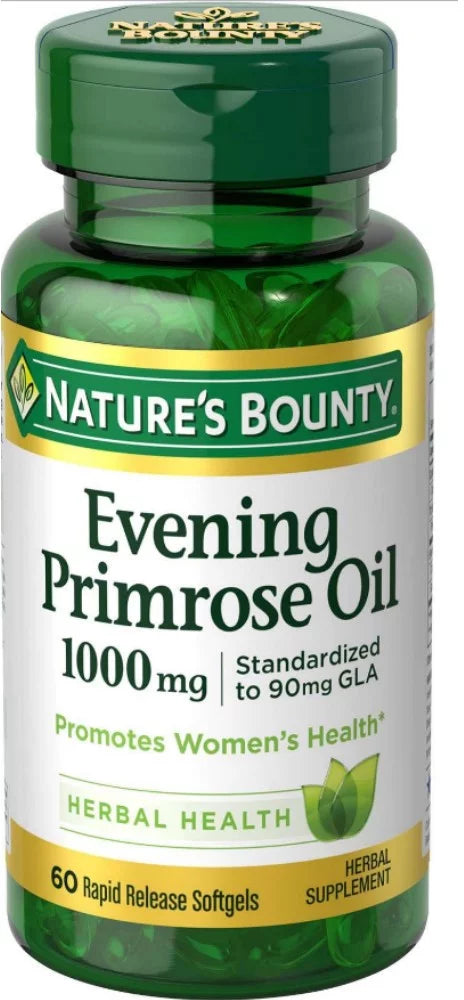 6 Pack Evening Primrose Oil 1000 mg Softgels 60 ea F59531