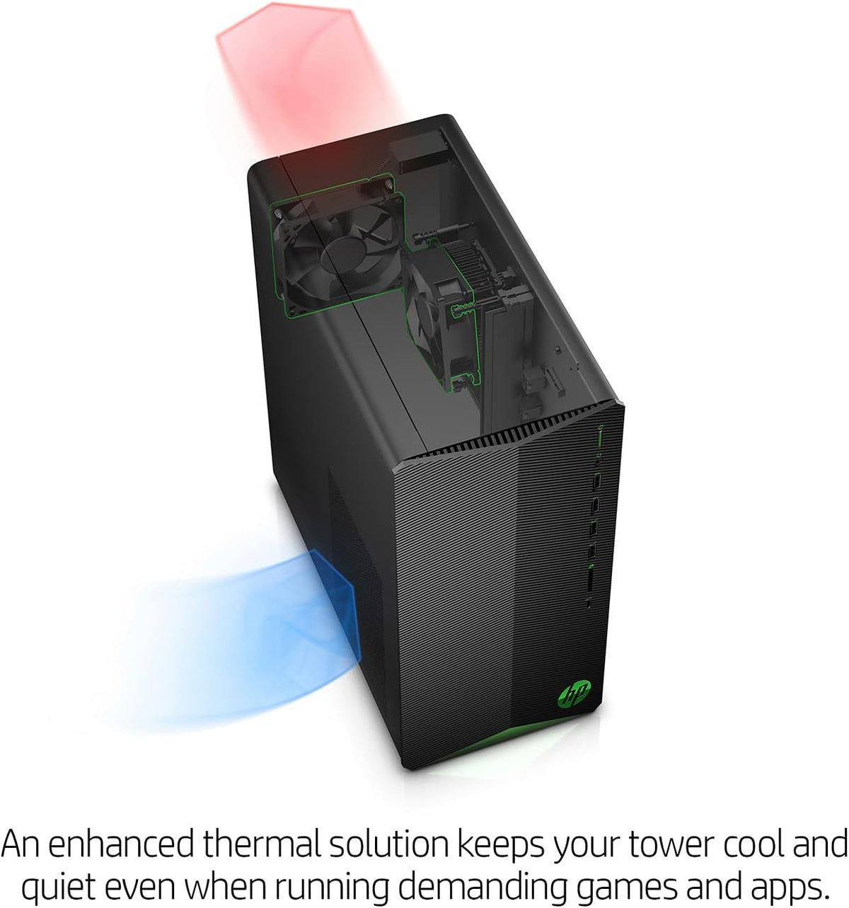Black Intel Core i5-10400F 6-Core NVIDIA GeForce GTX 1650 16GB RAM 512GB PCIe NVMe SSD Gaming Desktop S916