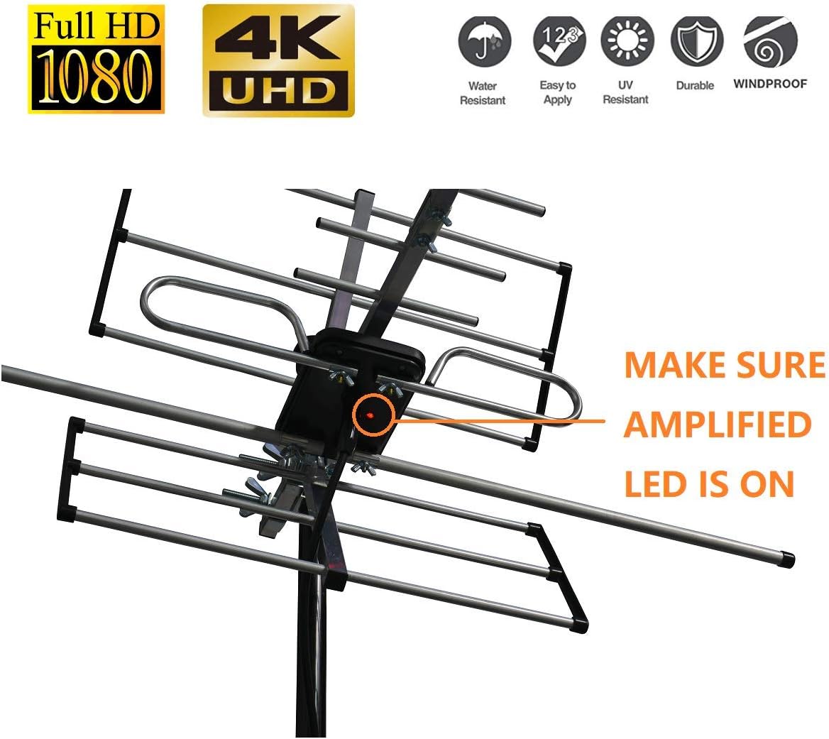 Digital Amplified Outdoor HDTV Antenna A146497