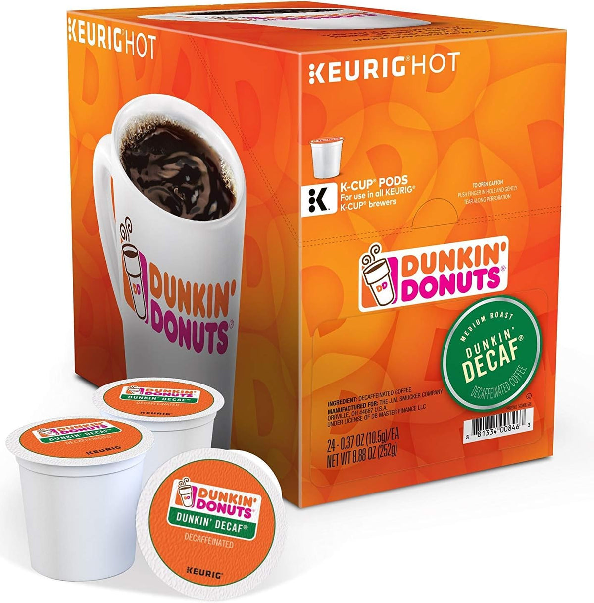 72 Count Decaf K-Cups E67496