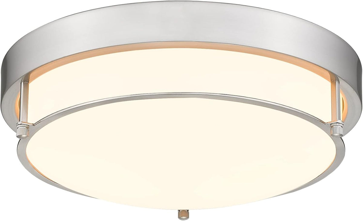 Bushed Nickel 2 Light Ceiling Light K936