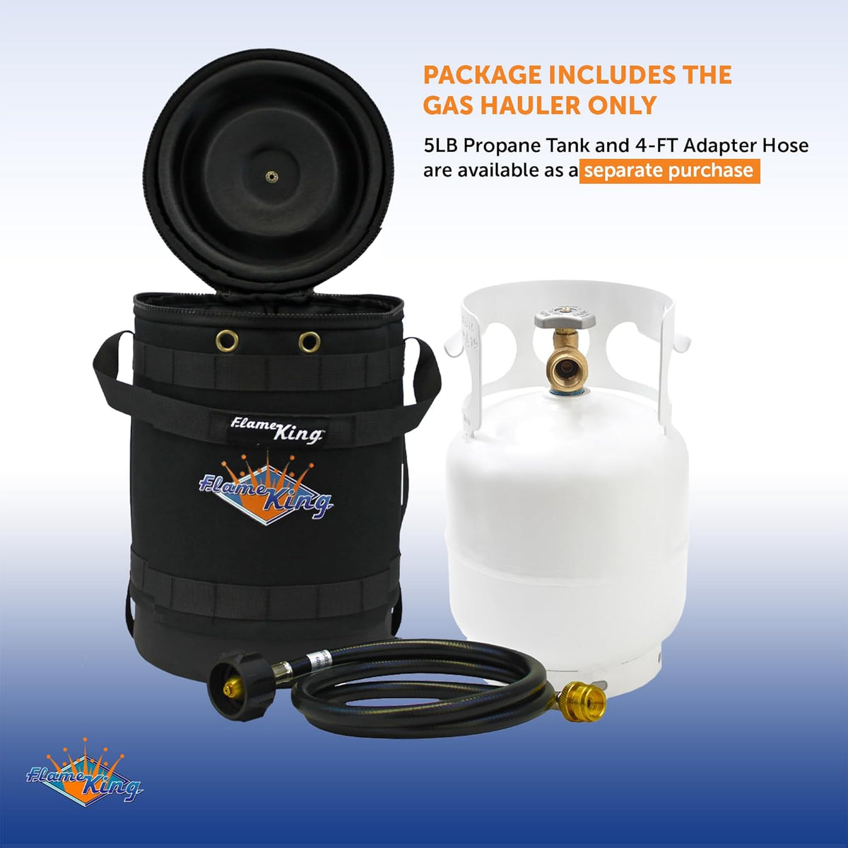 Black Insulated Protective Carry Case for 5LB Propane Tank H21136