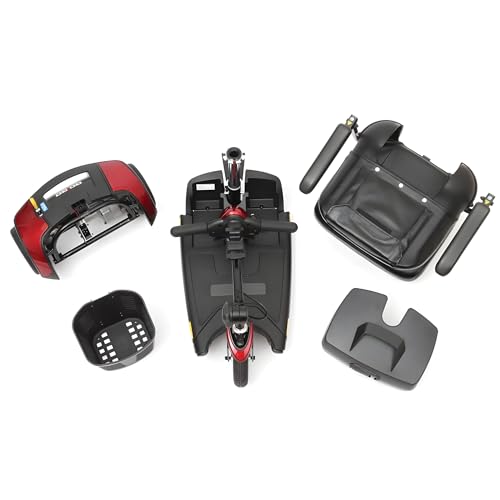 Blue 3-Wheel Scooter with 18 Ah Battery, 300 Lbs Weight Capacity D154