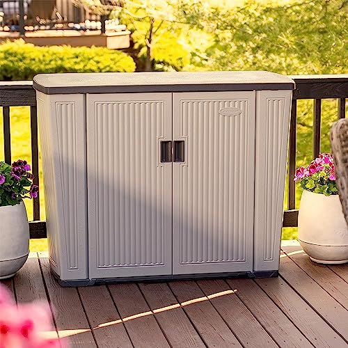 130 Gallon Dove Gray Outdoor Storage Shed V79729
