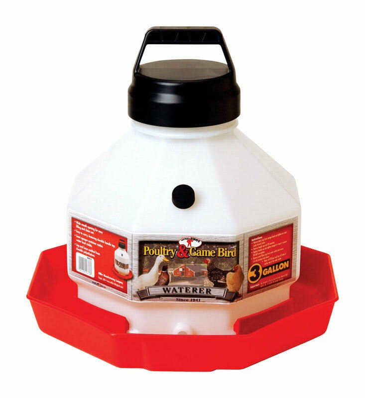 3 gal. Plastic Poultry Fount E30167